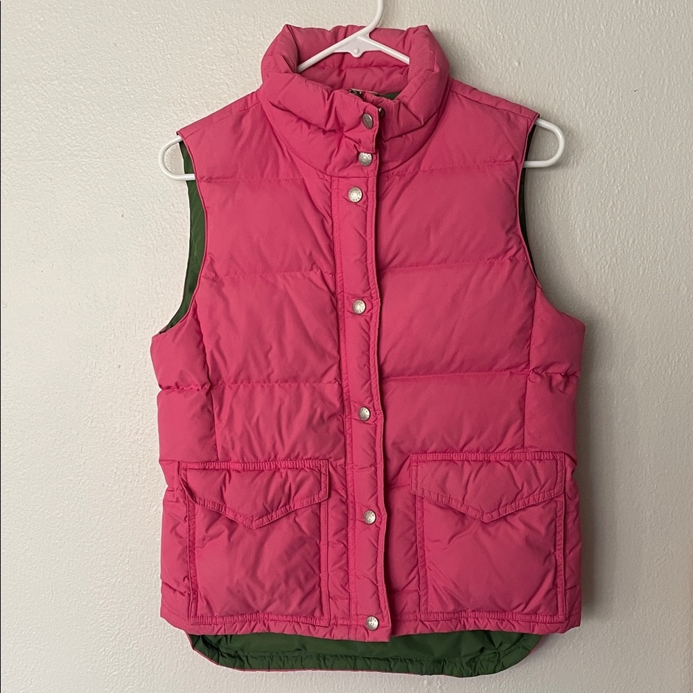 J Crew Down Quilted Puffer Vest - Sz S